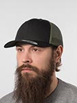 Бейсболка FLEXFIT арт. 6606T (черный / оливковый)